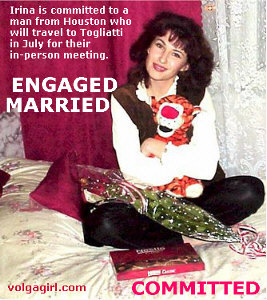 Irina's dream of becoming a Russian mail order bride has come true.