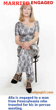 Alla is a 53 year old Russian girl who has registered with mail order bride agency A Volga Girl in the hopes of receiving email correspondence from you.